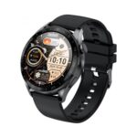 Smartwatch με οθόνη 1.55inch amoled και ελληνικό μενού (Μαύρο)