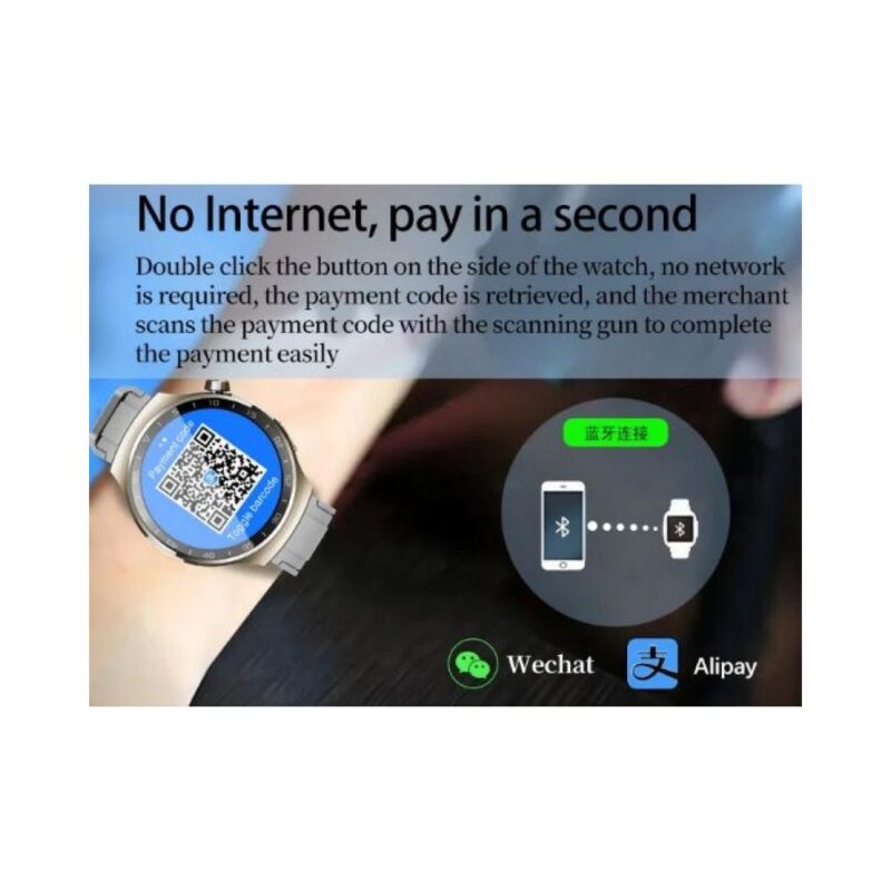 Smartwatch με οθόνη 1.55inch amoled και ελληνικό μενού (Μαύρο) - Image 3