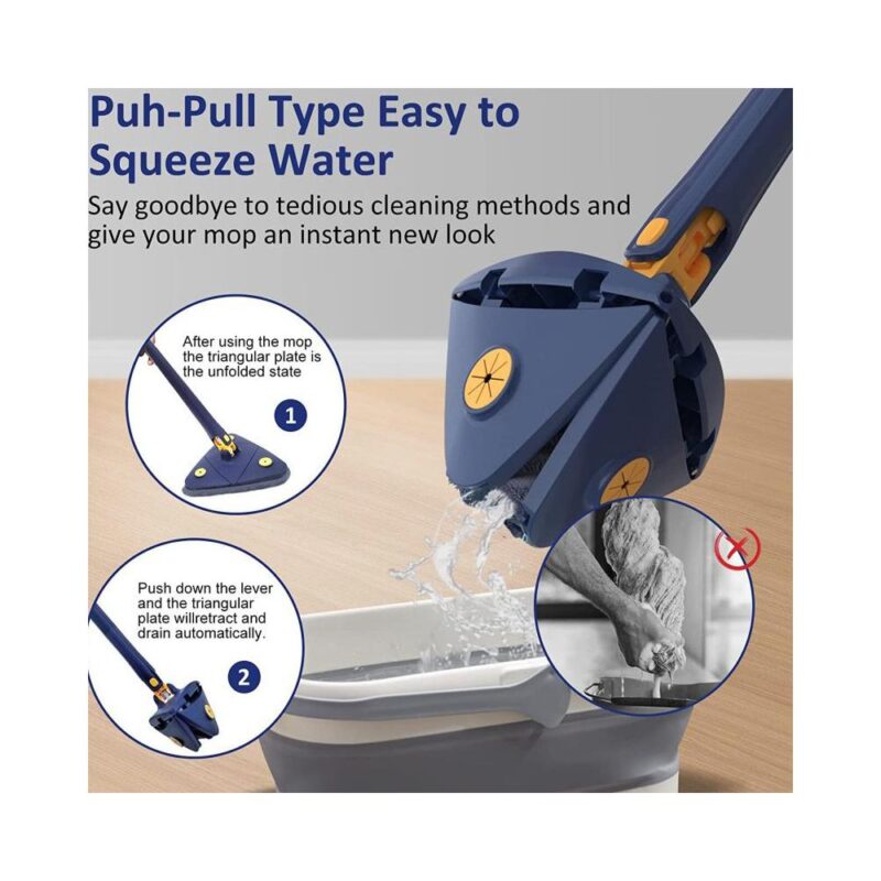 Περιστρεφόμενη σφουγγαρίστρα – παρκετέζα - Image 2