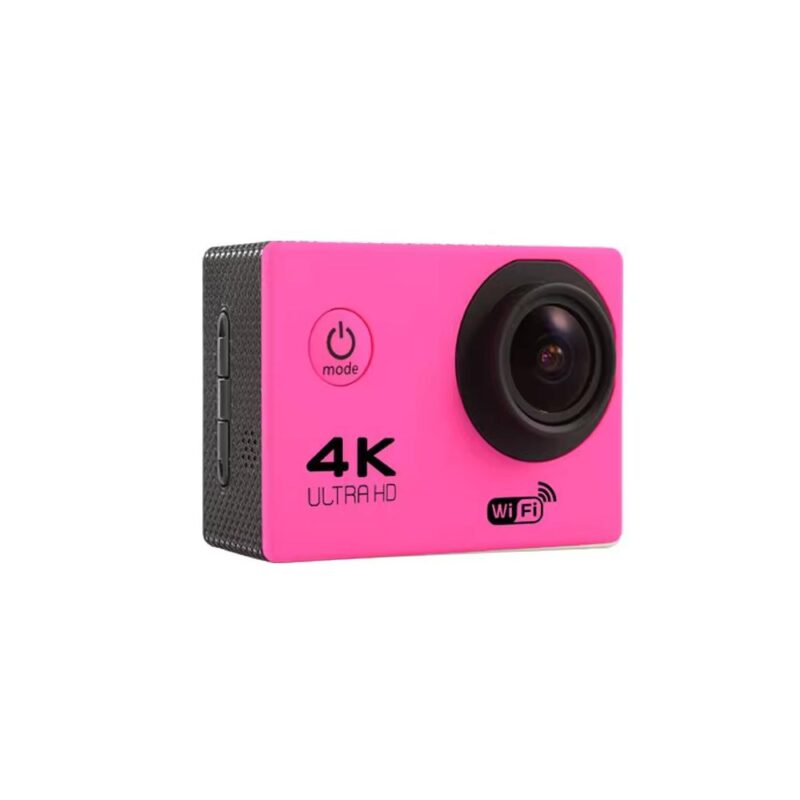 Sport action camera 4K ultra HD-Pink - Image 3