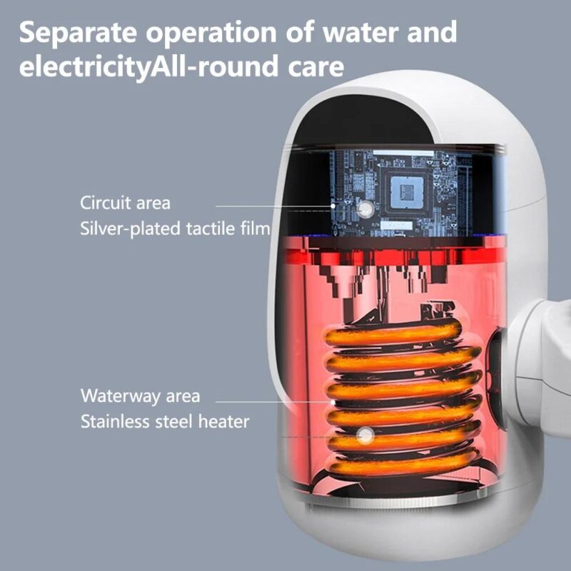 Ηλεκτρικός ταχυθερμαντήρας νερού που βιδώνει στη βρύση - Image 3