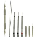 Σετ εργαλείων για επισκευή ρολογιών σε υφασμάτινη θήκη. - Image 4