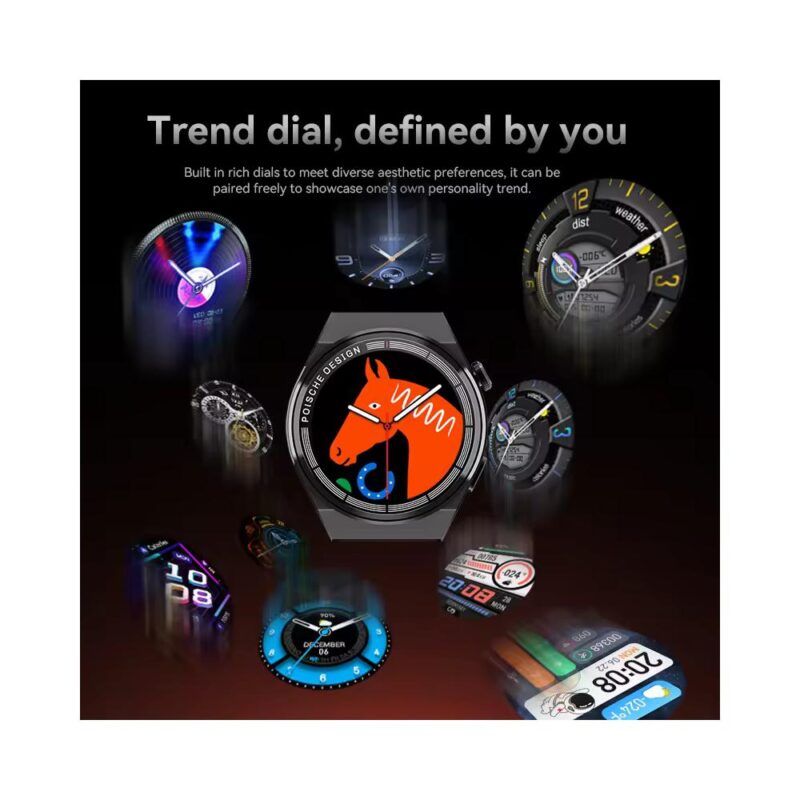 Ανδρικό smartwatch με έγχρωμη οθόνη 1.39inch amoled - Image 6