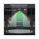 Επιτοίχιο ηλιακό φωτιστικό 3.5W με αισθητήρα κίνησης και φωτοκύτταρο - Image 2