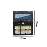 Επιτοίχιο ηλιακό φωτιστικό 3.5W με αισθητήρα κίνησης και φωτοκύτταρο - Image 3