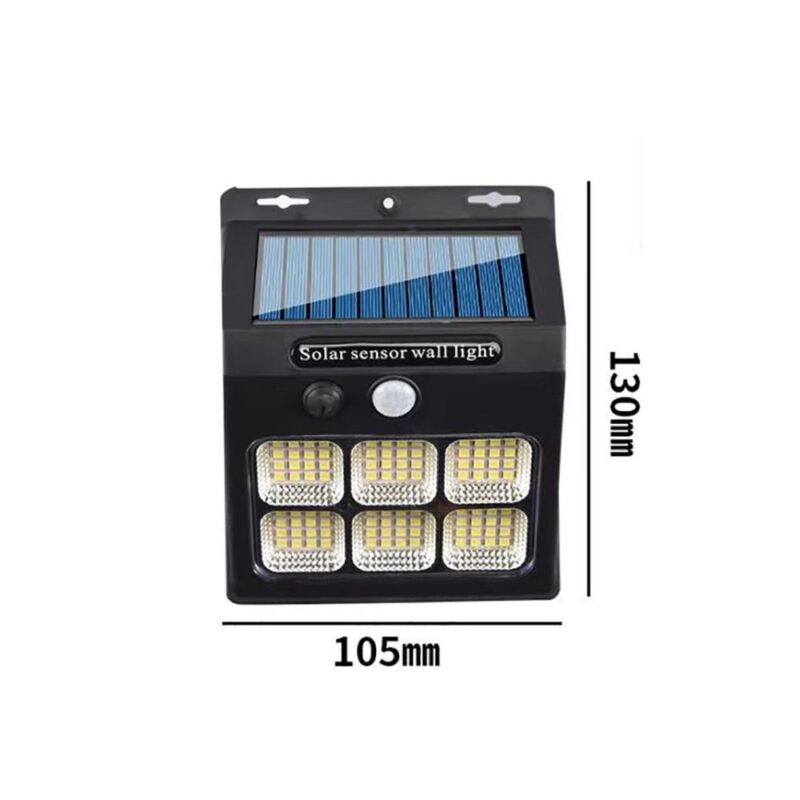 Επιτοίχιο ηλιακό φωτιστικό 3.5W με αισθητήρα κίνησης και φωτοκύτταρο - Image 3