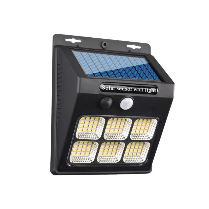 Επιτοίχιο ηλιακό φωτιστικό 3.5W με αισθητήρα κίνησης και φωτοκύτταρο