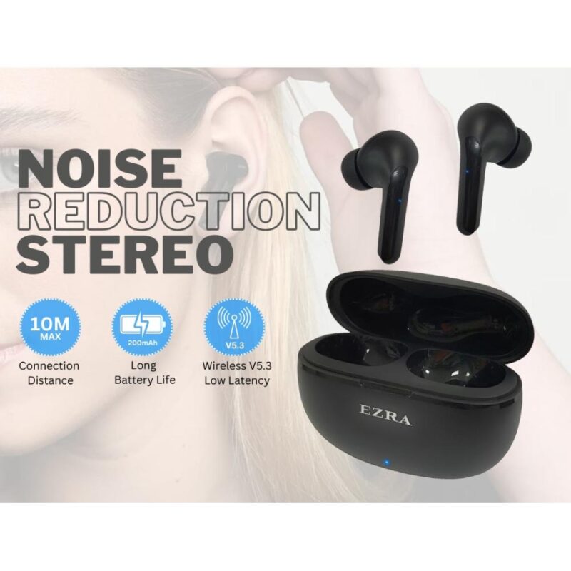 Ασύρματα ακουστικά TWS83 Bluetooth 5.3 Version Μαύρα