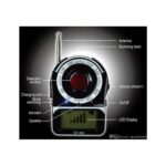 Ανιχνευτής συσκευών παρακολούθησης πλήρους ζώνης με οθόνη Led, εύρος συχνότητας ανίχνευσης: 1MHz-6500MHz - Image 3