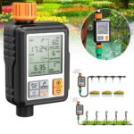 Ψηφιακός προγραμματιστής αυτόματου ποτίσματος IPX5 με LCD οθόνη