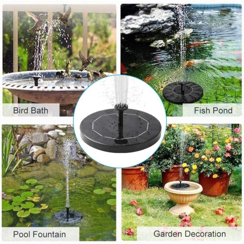 Ηλιακό σιντριβάνι με 5 σχέδια ψεκασμού - Image 3