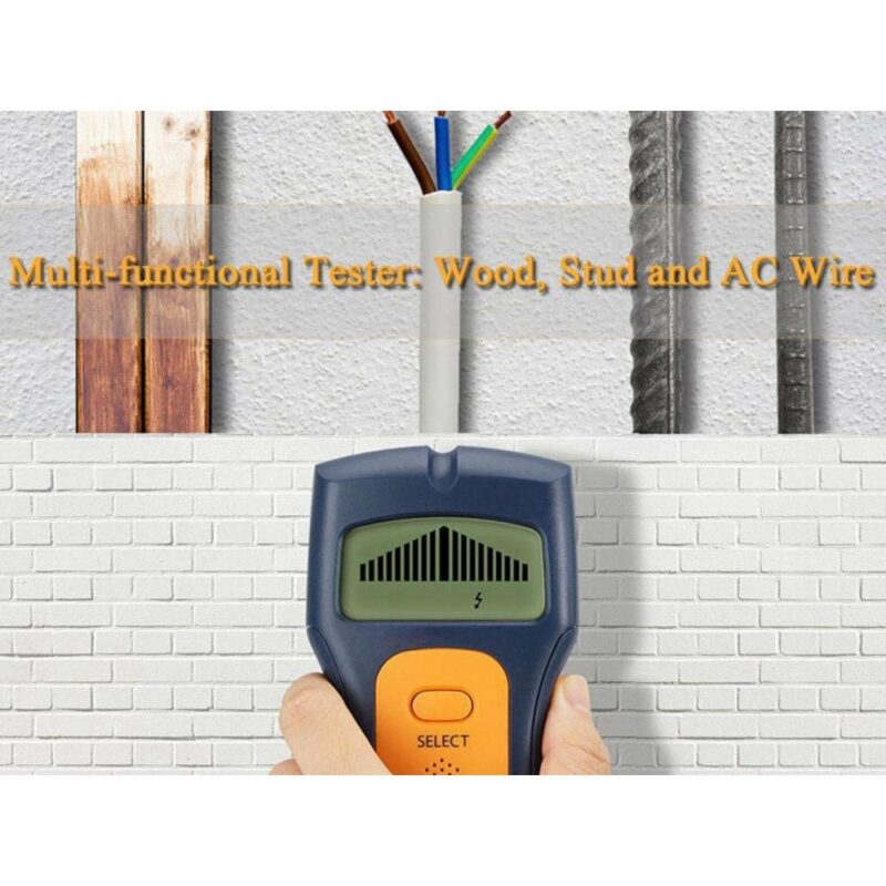Ανιχνευτής 3 λειτουργιών για μέταλλο , ξύλο , καλώδιο με οθόνη LCD