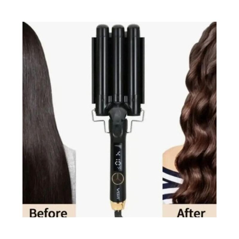 Curling Iron ψαλίδι μαλλιών για κυματιστά μαλλιά 25mm VGR - Image 4