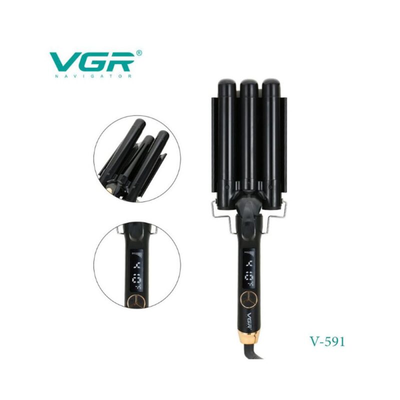 Curling Iron ψαλίδι μαλλιών για κυματιστά μαλλιά 25mm VGR