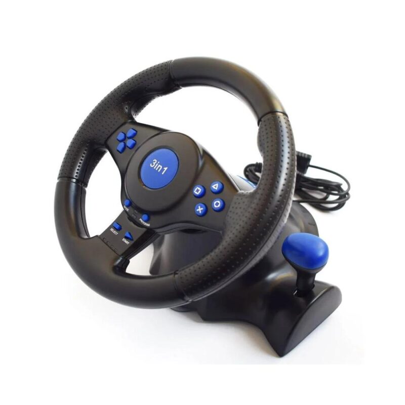 Τιμονιέρα με μοχλό ταχυτήτων και πεταλιέρα - 180° περιστροφή για PC/ PS2/ PS3 - Image 6