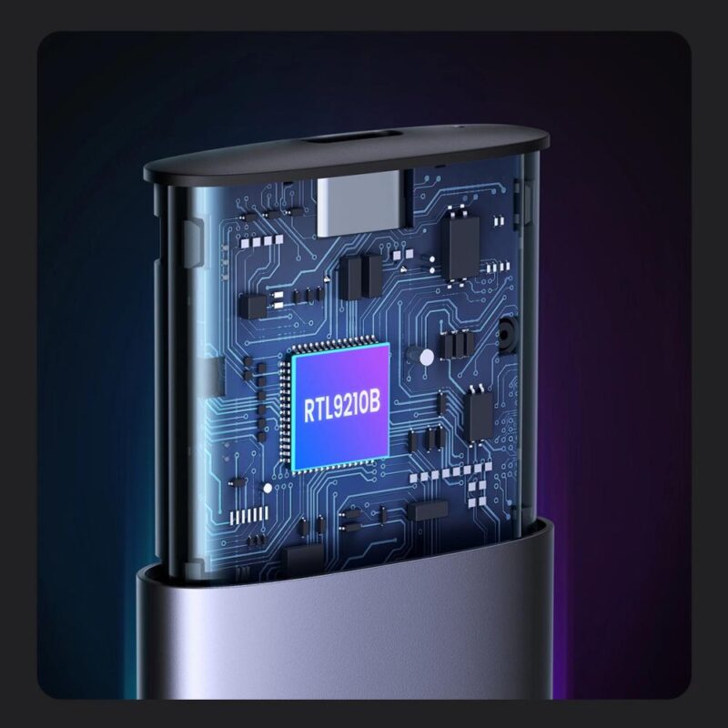 Θήκη για σκληρό δίσκο Ugreen CM400 M.2 SATA III με σύνδεση Type-C Γκρι - Image 3