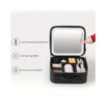 Τσάντα μακιγιάζ ταξιδιού με επαναφορτιζόμενο LED καθρέφτη - Image 5