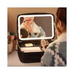 Τσάντα μακιγιάζ ταξιδιού με επαναφορτιζόμενο LED καθρέφτη