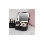 Τσάντα μακιγιάζ ταξιδιού με επαναφορτιζόμενο LED καθρέφτη - Image 3