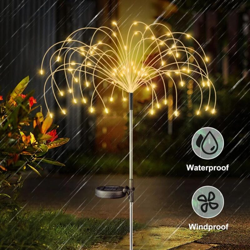 FIREWORKS SOLAR LIGHT
