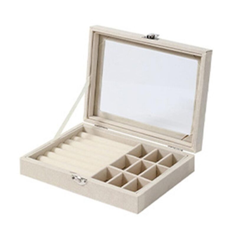 Κουτί οργάνωσης κοσμημάτων για δαχτυλίδια, βραχιόλια και σκουλαρίκια - Image 3