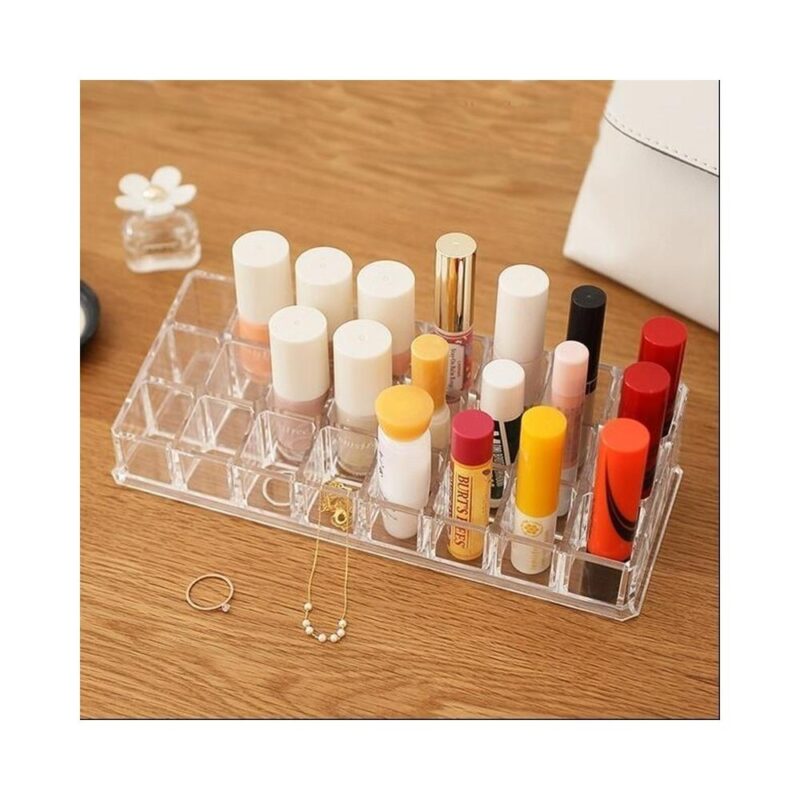 Ακρυλική διάφανη θήκη για κραγιόν - Lipstick Shelf