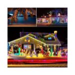 Αδιάβροχος χριστουγεννιάτικος ηλιακός φωτοσωλήνας 10m LED