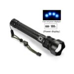 Φακός LED αλουμινίου λευκού φωτισμού X-Balog Μαύρο - Image 7