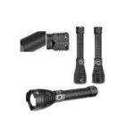 Φακός LED αλουμινίου λευκού φωτισμού X-Balog Μαύρο - Image 8