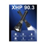 Φακός LED αλουμινίου λευκού φωτισμού X-Balog Μαύρο - Image 2