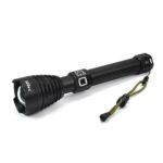 Φακός LED αλουμινίου λευκού φωτισμού X-Balog Μαύρο