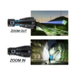 Φακός LED αλουμινίου λευκού φωτισμού X-Balog Μαύρο - Image 6