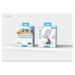 Επιτραπέζια πτυσσόμενη γκρι βάση στήριξης κινητών και tablet HL120 - Image 3