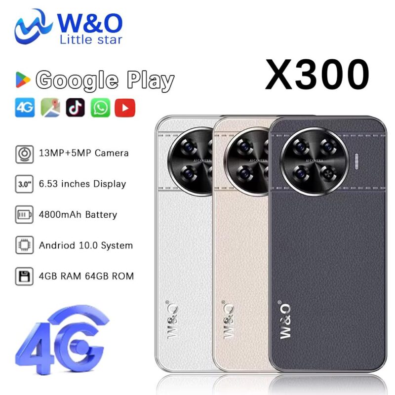W&O X300 Smartphone 4GB Dual SIM 64GB