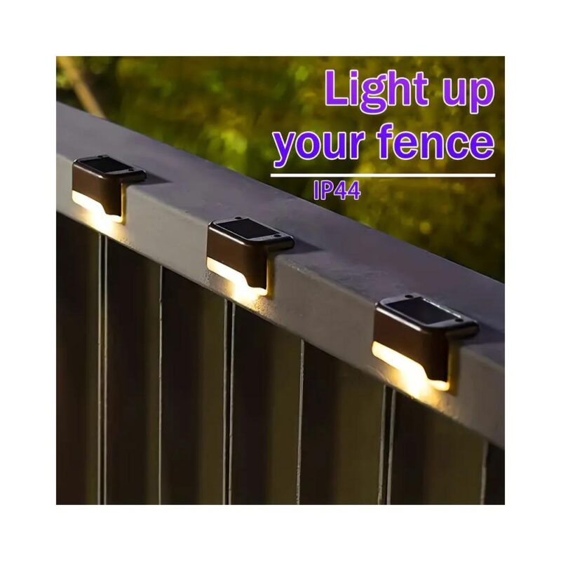 Ηλιακό γωνιακό φωτιστικό με 1 LED σε ψυχρό λευκό - Image 2