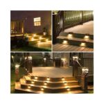 Ηλιακό γωνιακό φωτιστικό με 1 LED σε ψυχρό λευκό - Image 3