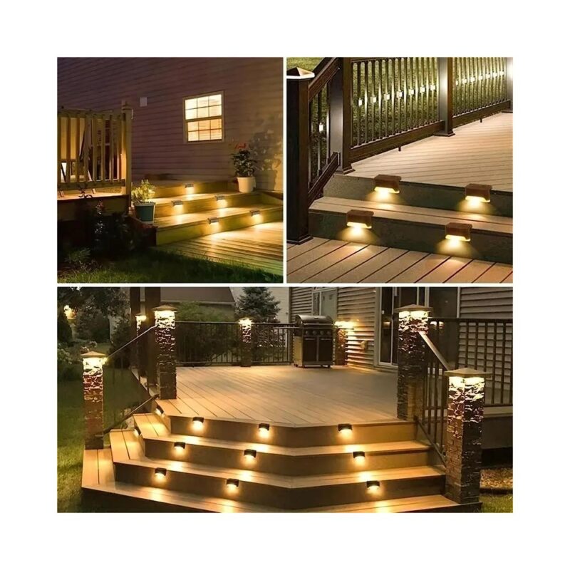 Ηλιακό γωνιακό φωτιστικό με 1 LED σε ψυχρό λευκό - Image 3