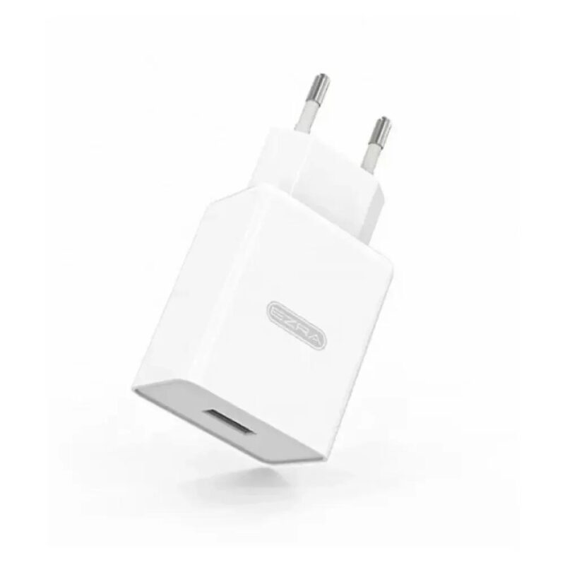 EZRA φορτιστής χωρίς καλώδιο με θύρα USB-A Λευκός