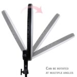 18′ Ring Light 45cm με τρίποδο δαπέδου και 3 βάσεις για κινητό - Image 2