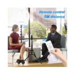 18′ Ring Light 45cm με τρίποδο δαπέδου και 3 βάσεις για κινητό - Image 3