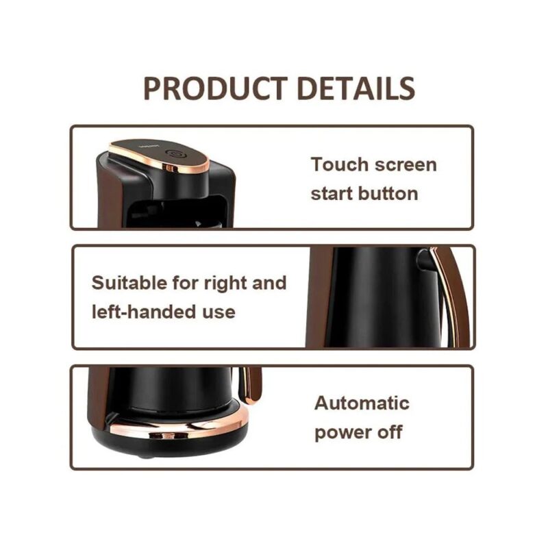 Μηχανή ελληνικού καφέ χωρητικότητας 250ml SOKANY - Image 3