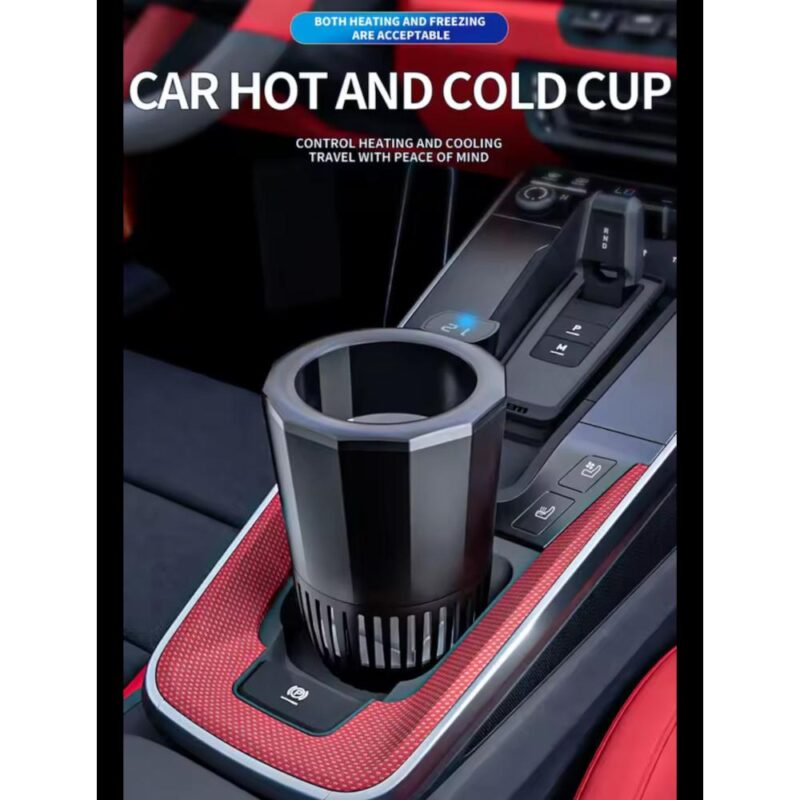Ποτηροθήκη αυτοκινήτου για θέρμανση και ψύξη με Led οθόνη