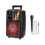 Σύστημα karaoke με eνσύρματo mικρόφωνo Hoco BS37 Dancer Μαύρο