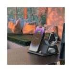 Ezra Ασύρματος φορτιστής (Qi Pad) 15W Μαύρος - Image 3