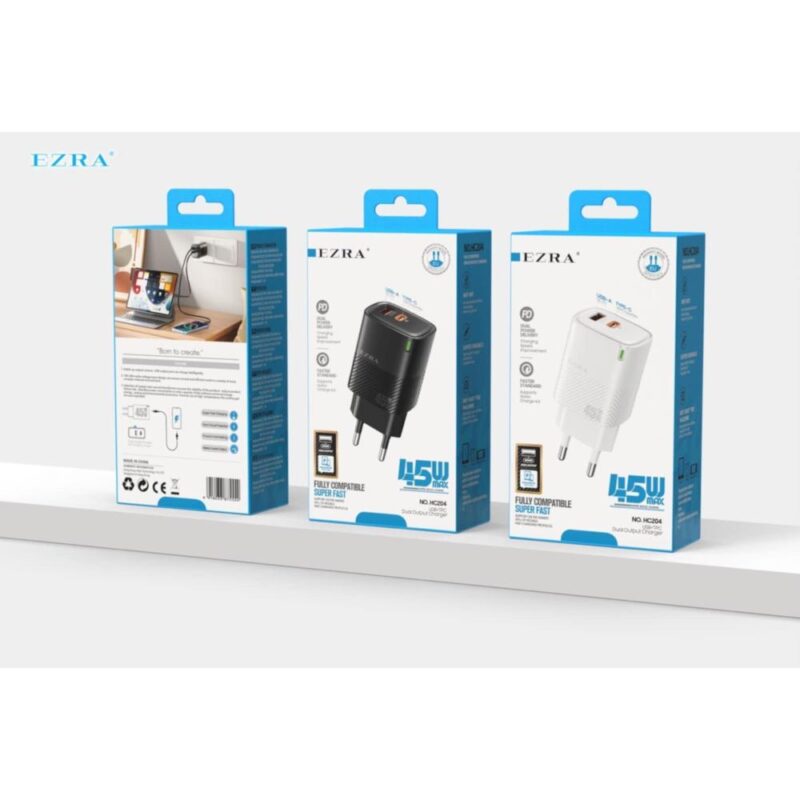 Φορτιστής 45W με 2 εξόδους φόρτισης