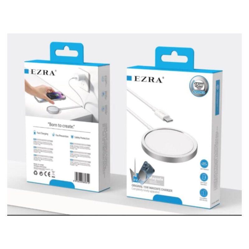 Ασύρματος φορτιστής (Qi Pad) Λευκός EZRA