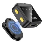 Hoco L17 Dual Mic Ασύρματο μικρόφωνο πέτου Lightning / Type-C Μαύρο - Image 3