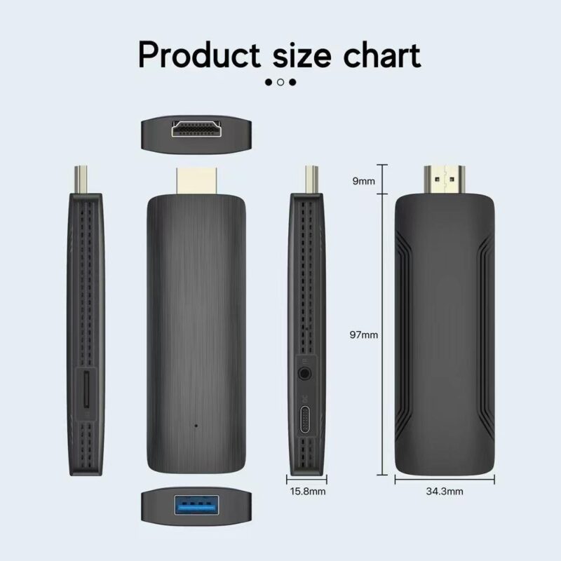 Smart TV Stick 4K 1080P WiFi 6 2.4/5.8G TV Dongle για Google-YouTube-NETFLIX-Network-Media Player - Image 7