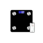 Smart ζυγαριά με Bluetooth σε μαύρο χρώμα