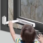 Προστατευτικό για παράθυρο από πλαστικό σε γκρι χρώμα